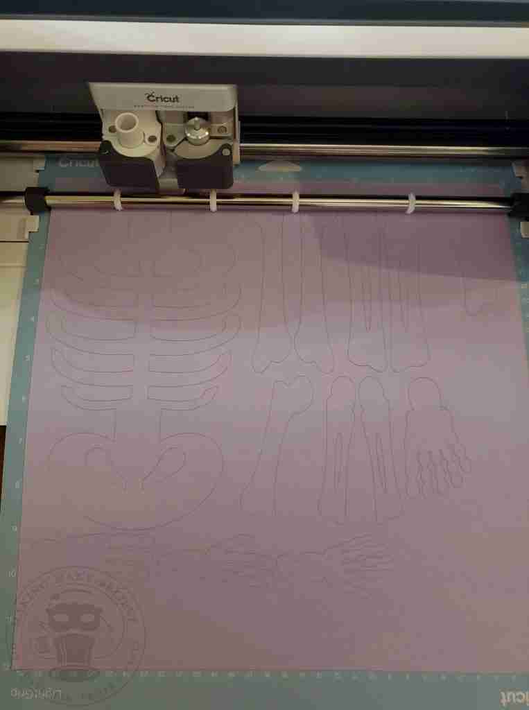 Cut Jointed Skeleton Pieces on Cricut Maker