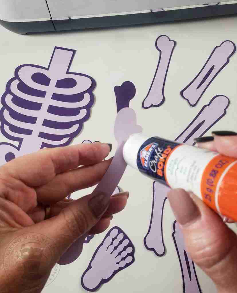 Glue Bones to Background