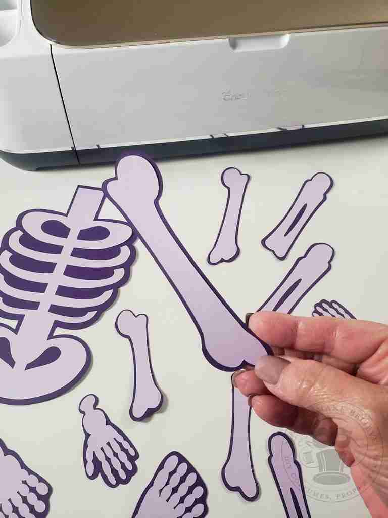 Glue Bones to Background