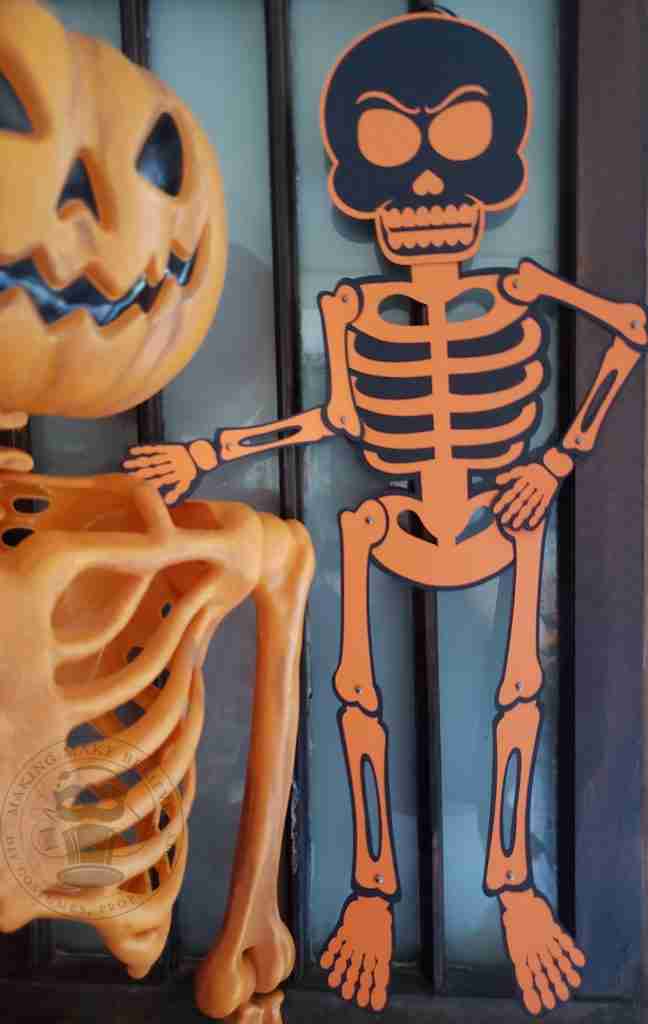 Black Orange DIY Jointed Skeleton