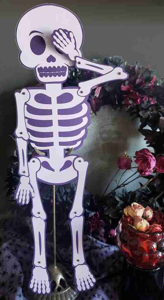 Purple Lavender DIY Jointed Skeleton