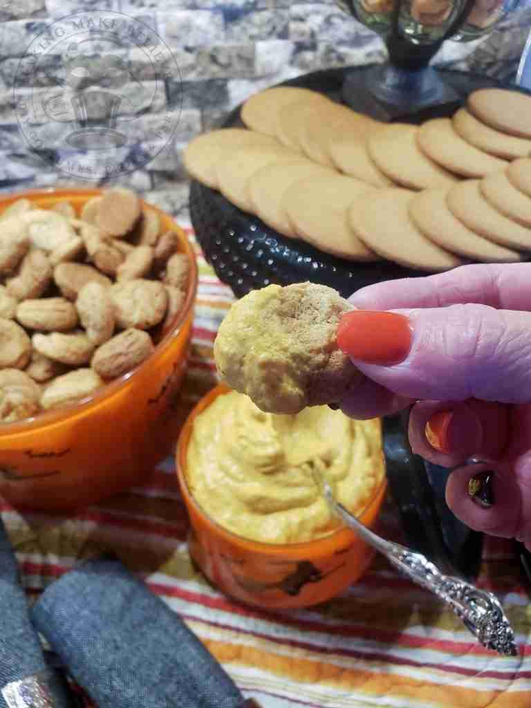 Easy Halloween Dip - Pumpkin Cheesecake Dip