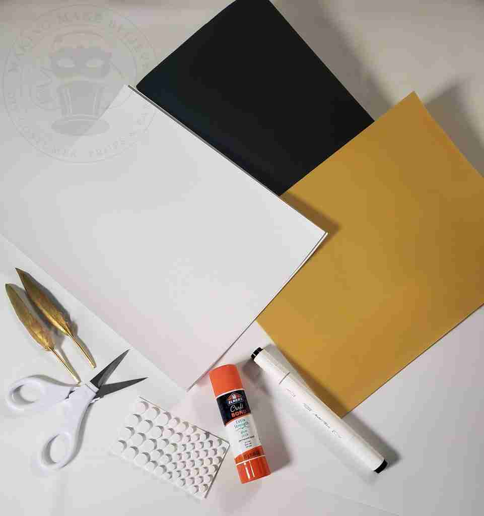 New Year's Eve Black and Gold Art Deco DIY Crown Supplies