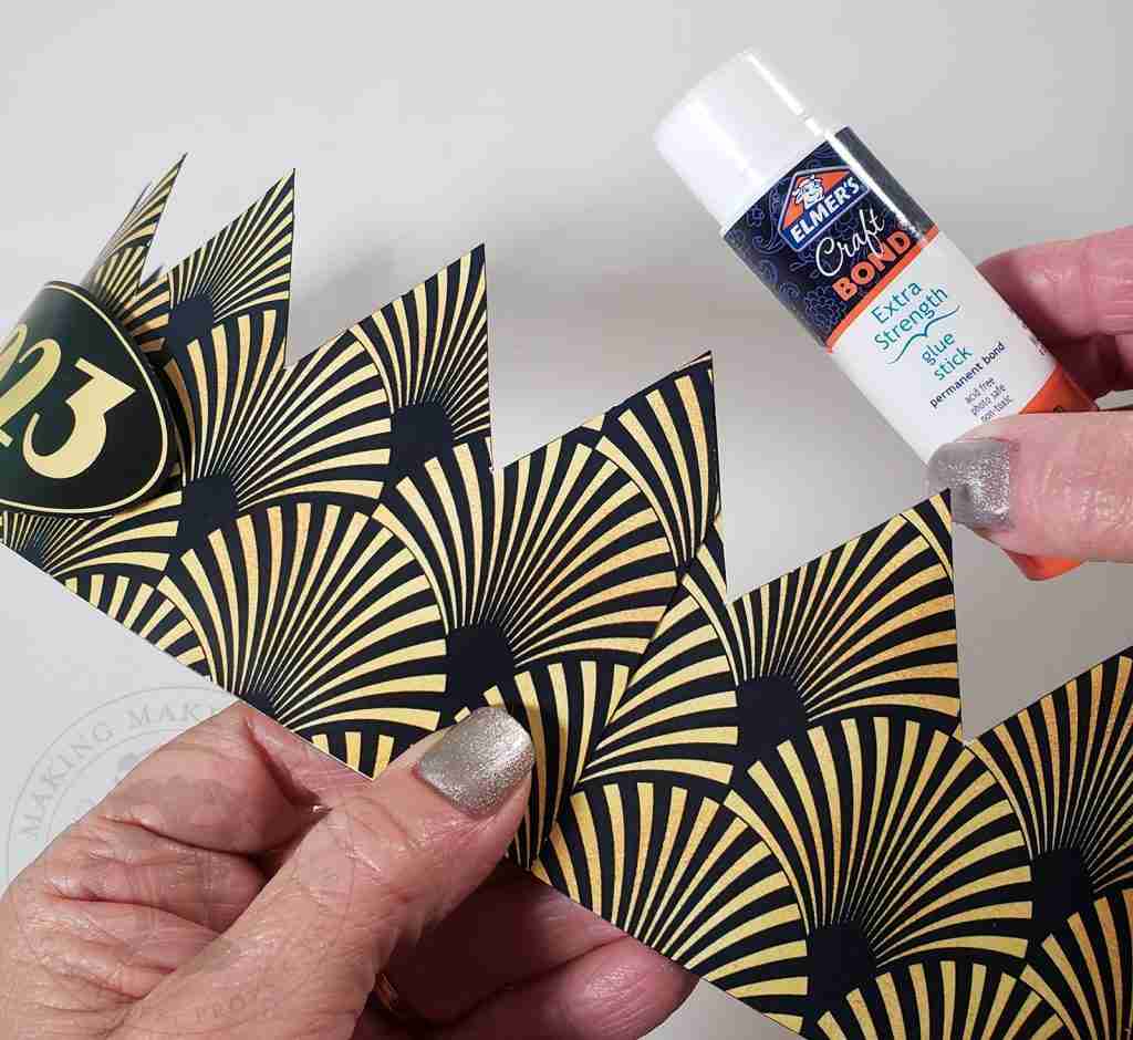 Overlap Crown Ends and Glue Together