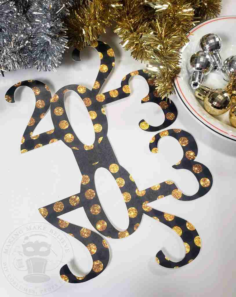 Cut Out Year Emblem