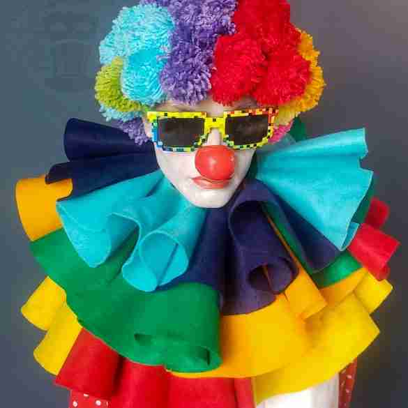 How To Make a Clown Collar Neck Ruffle