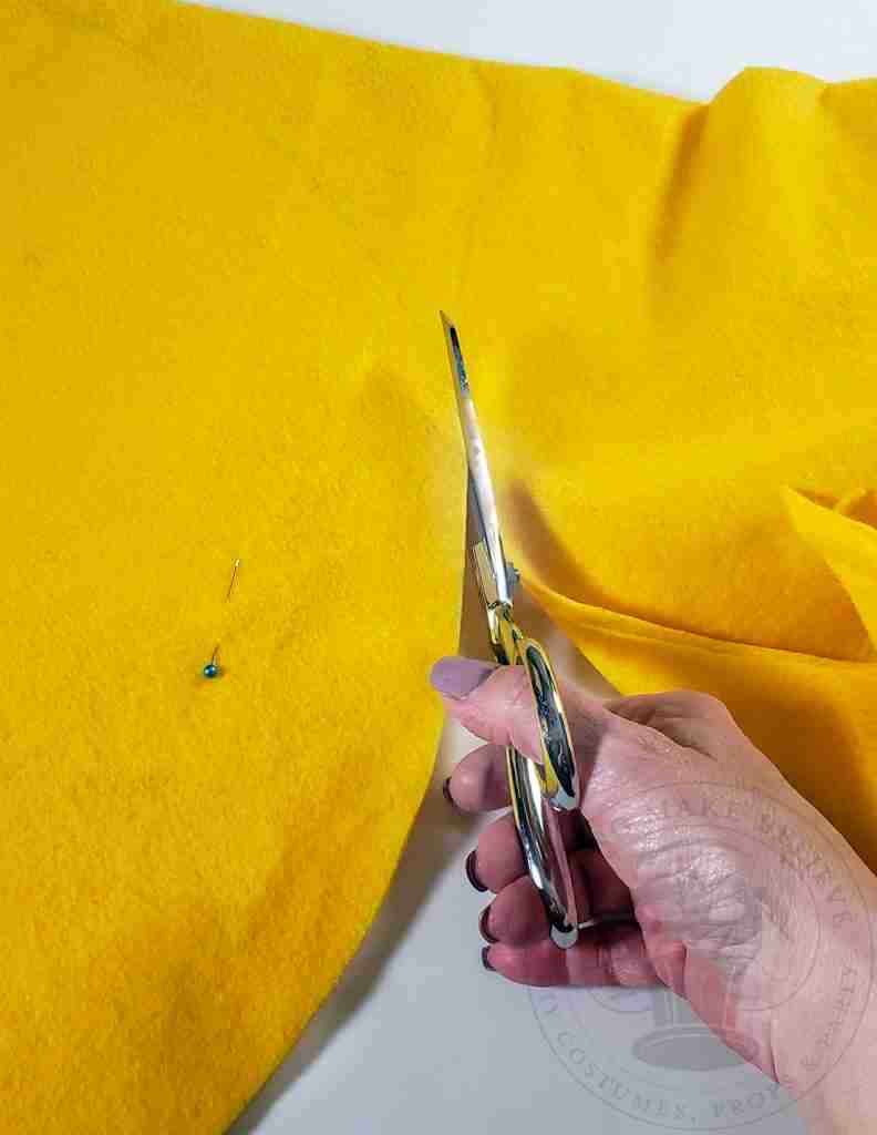Cut Out Circle of Fabric