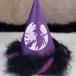 Flying Witch Halloween Party Hat