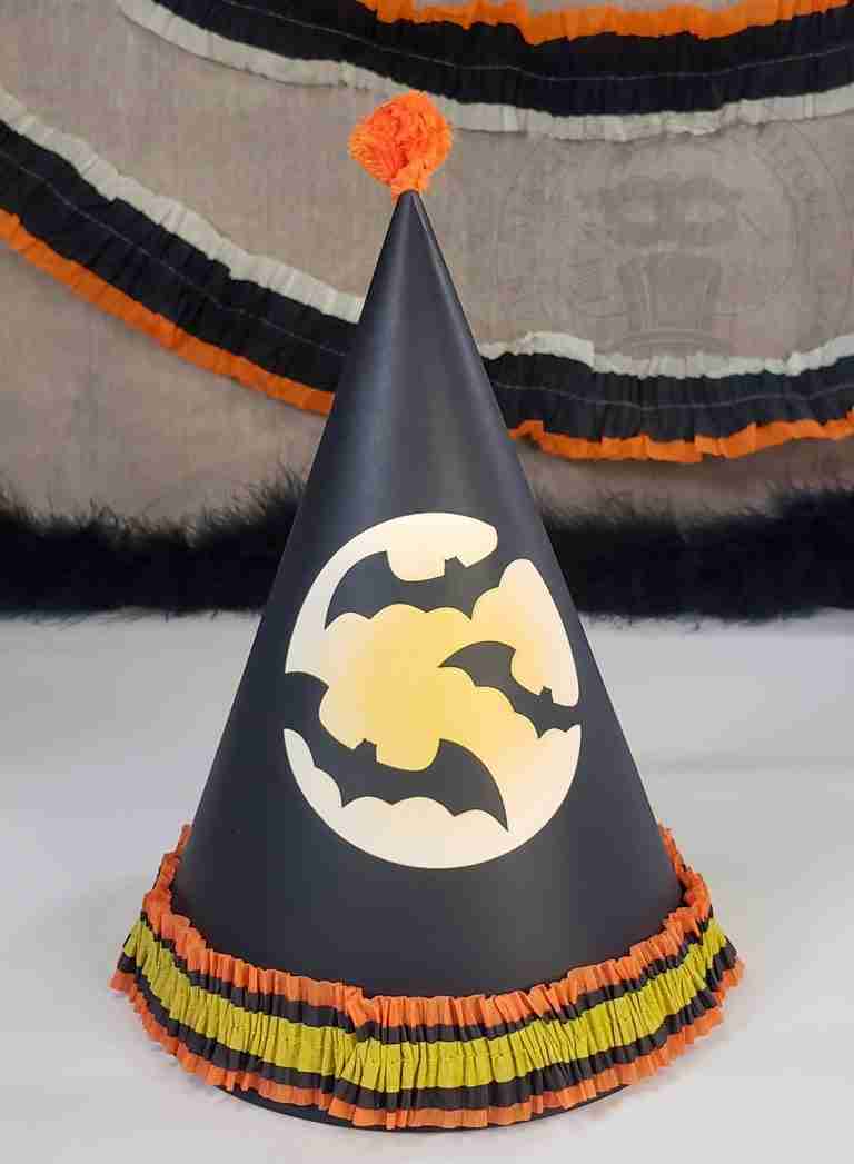 Flying Bats Halloween Party Hat