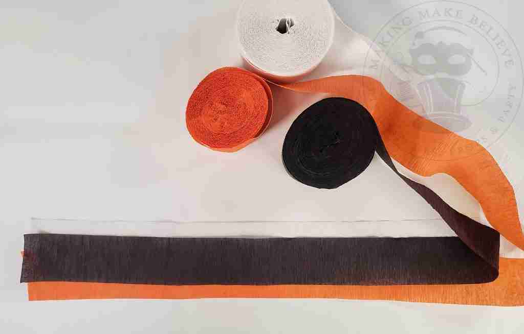 3 Color Stacked Crepe Papers