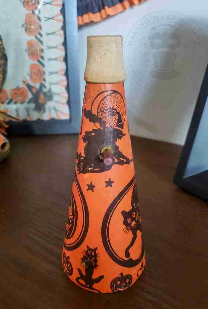 Marks Bros Ratchet Vintage Halloween Noisemaker Horn
