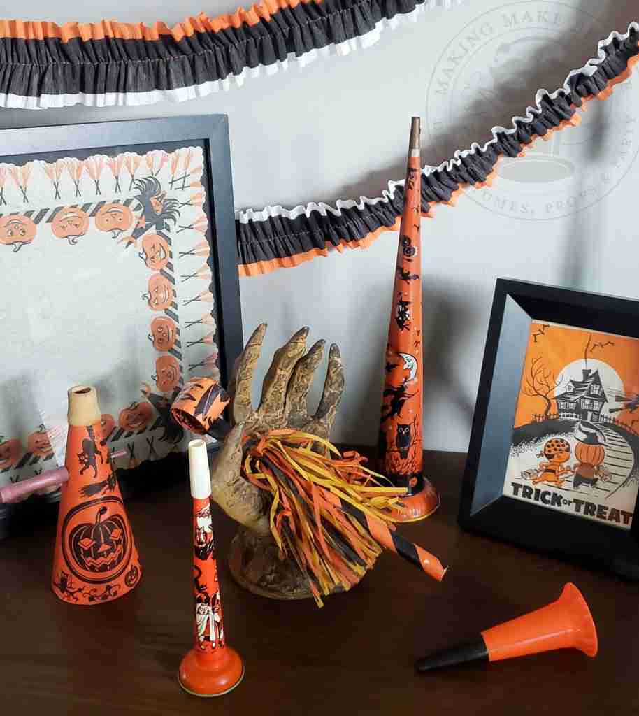 Vintage Halloween Noisemaker Horn