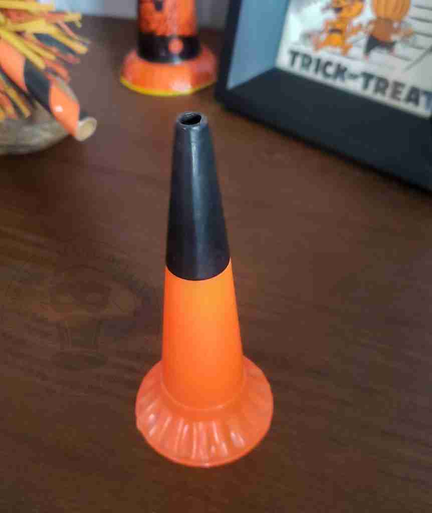 Hard Plastic Vintage Halloween Noisemaker Horn