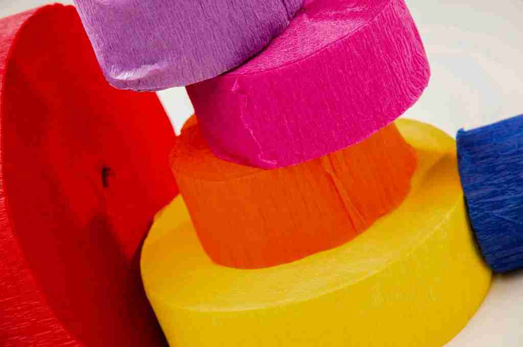 Rolls of Crepe Paper