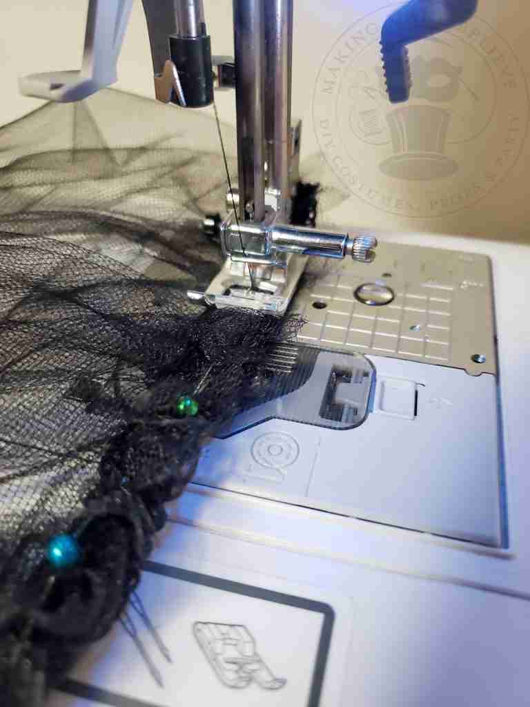 Stitch Veil To Circlet