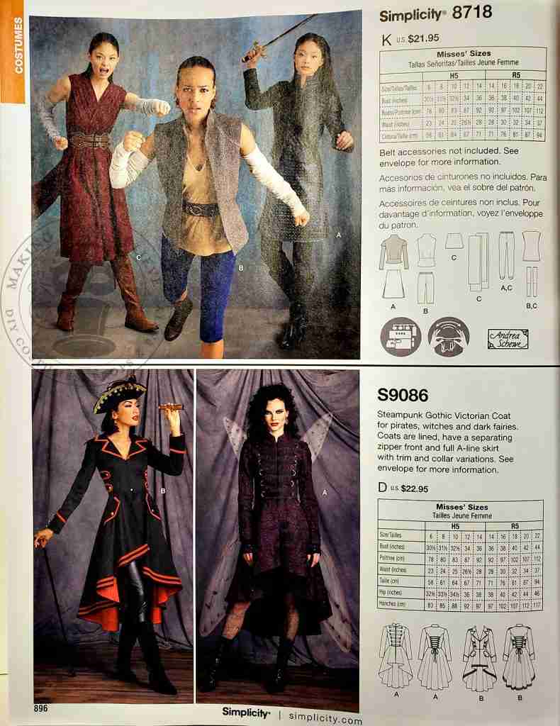 How To Pick A Costume Sewing Pattern From Catalog