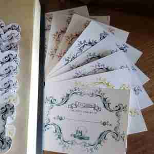 Gothic Skull Bookplates
