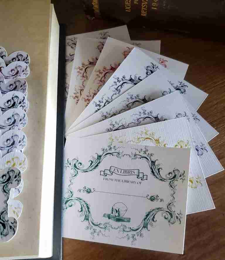 Gothic Skull Bookplates