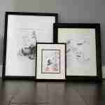 Framed Spooky Cute Printable Halloween Cards