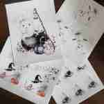 Spooky Cute Printable Halloween Cards