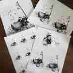 Spooky Cute Printable Halloween Cards