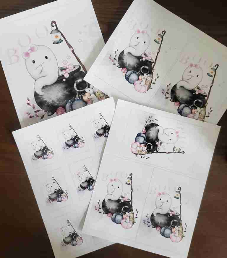 Spooky Cute Printable Halloween Cards