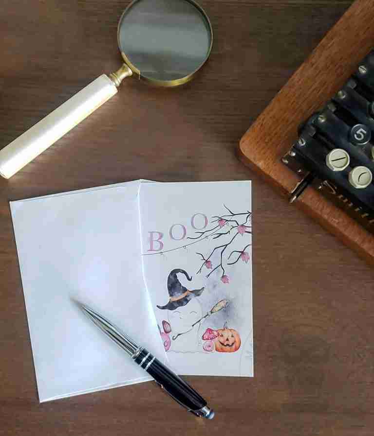 Printable Halloween Greeting Card