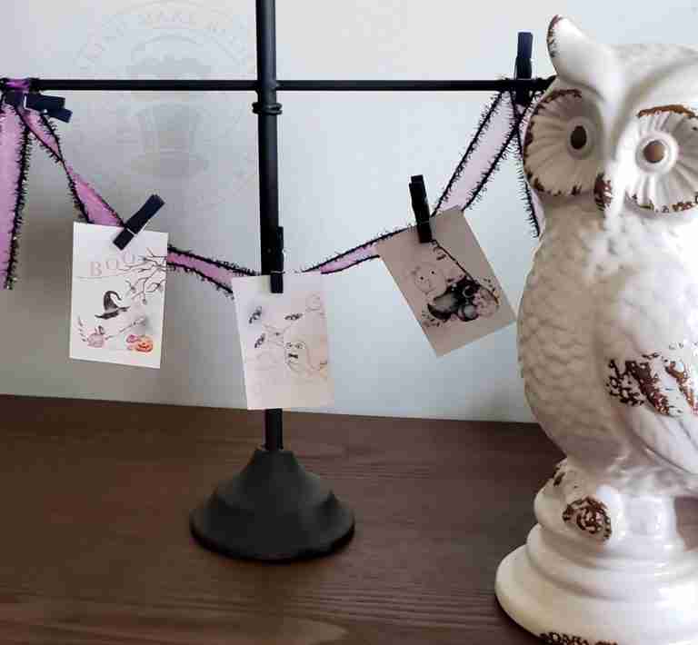 Spooky Cute Printable Halloween Card Banner