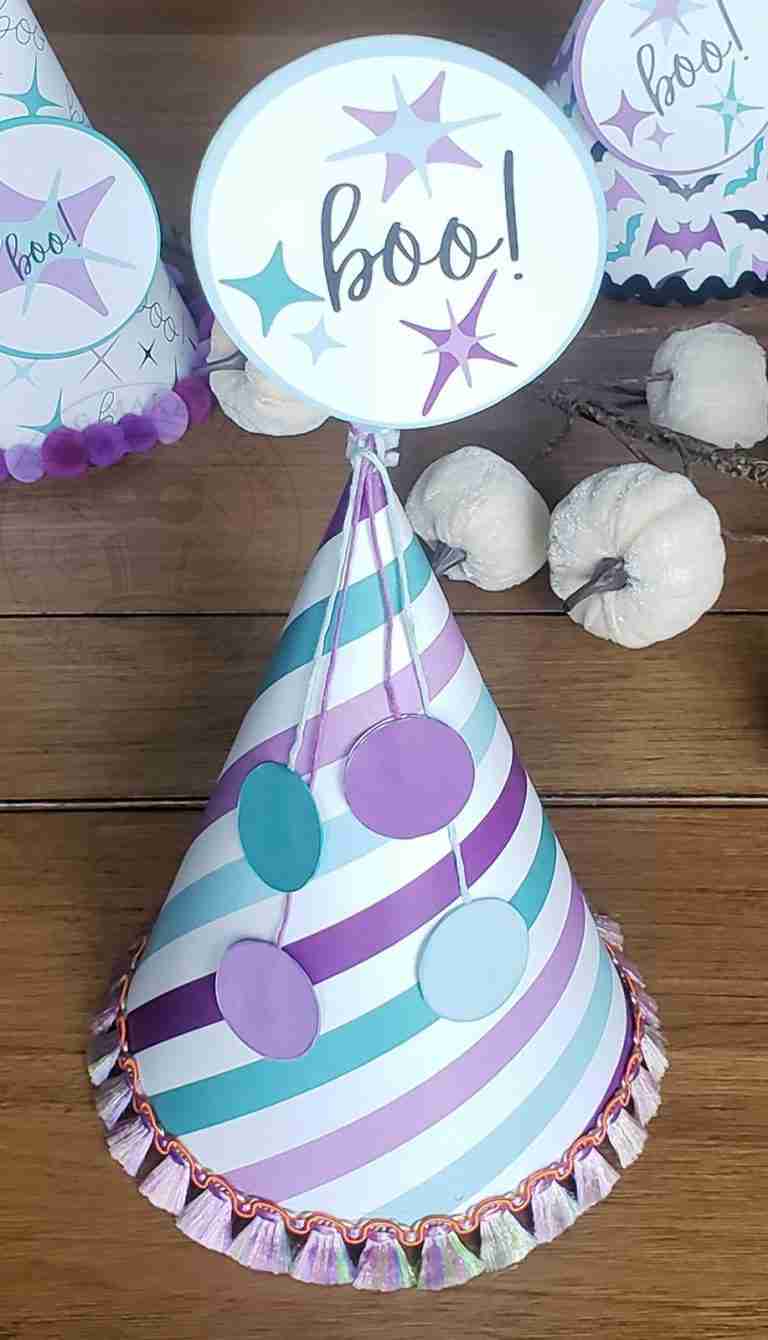 Boos & Bats Halloween Printable DIY Party Hats