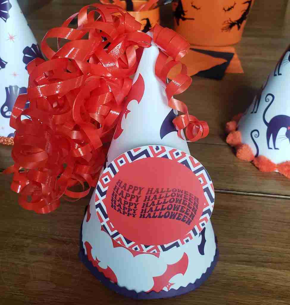 Retro Halloween Printable DIY Party Hats