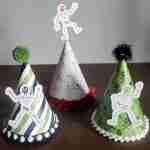 Skeleton Dance Halloween Printable DIY Party Hats