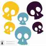 Skulls Galore Halloween Printable DIY Party Hats Adornments