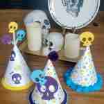 Skulls Galore Halloween Printable DIY Party Hats
