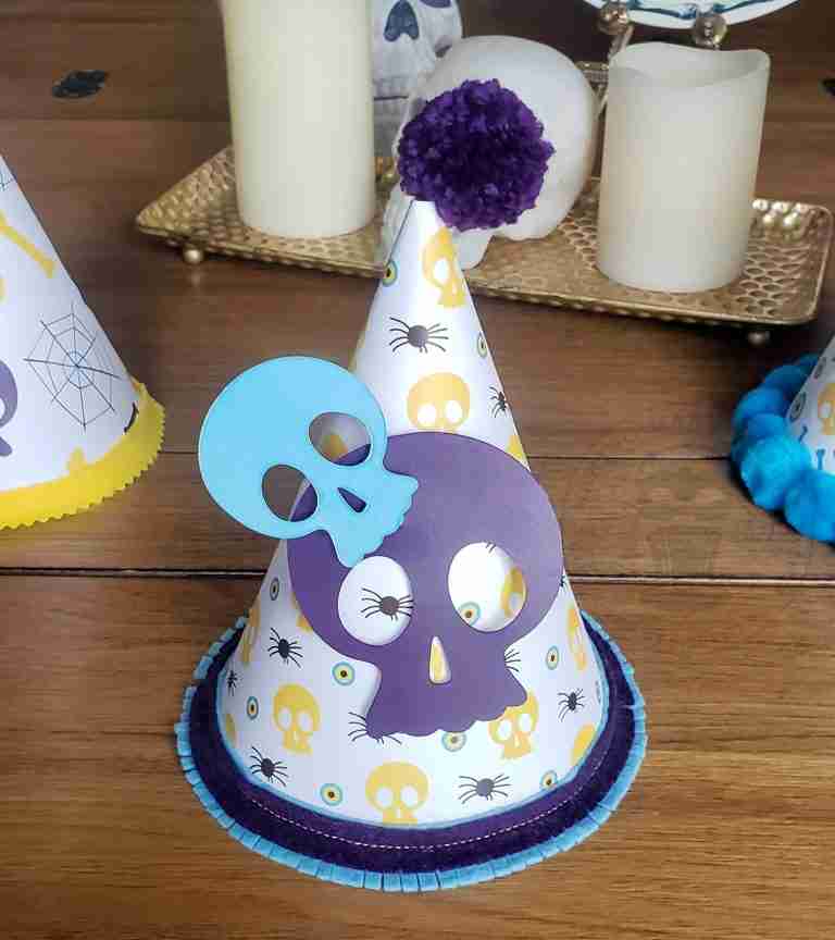 Skulls Galore Halloween Printable DIY Party Hats
