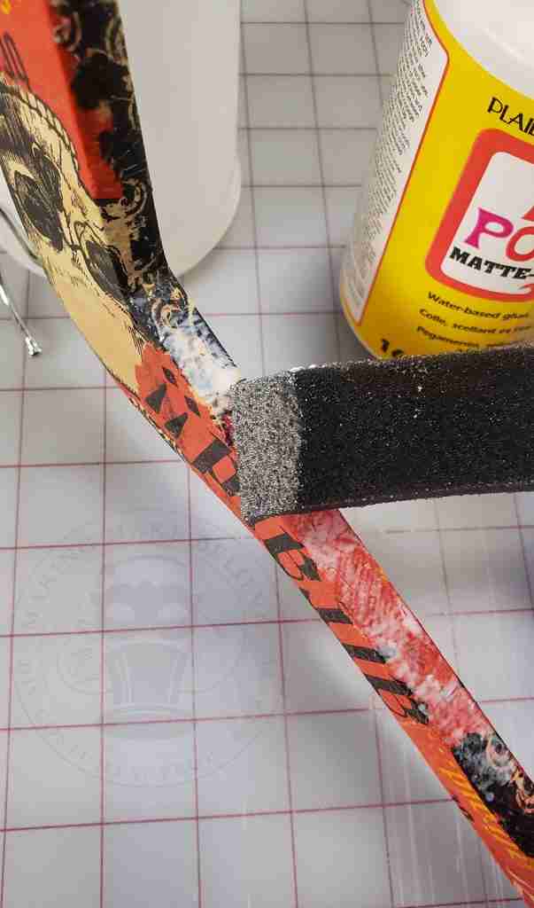 Top Coat With Mod Podge