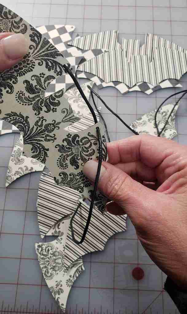 String Bats Onto Cording