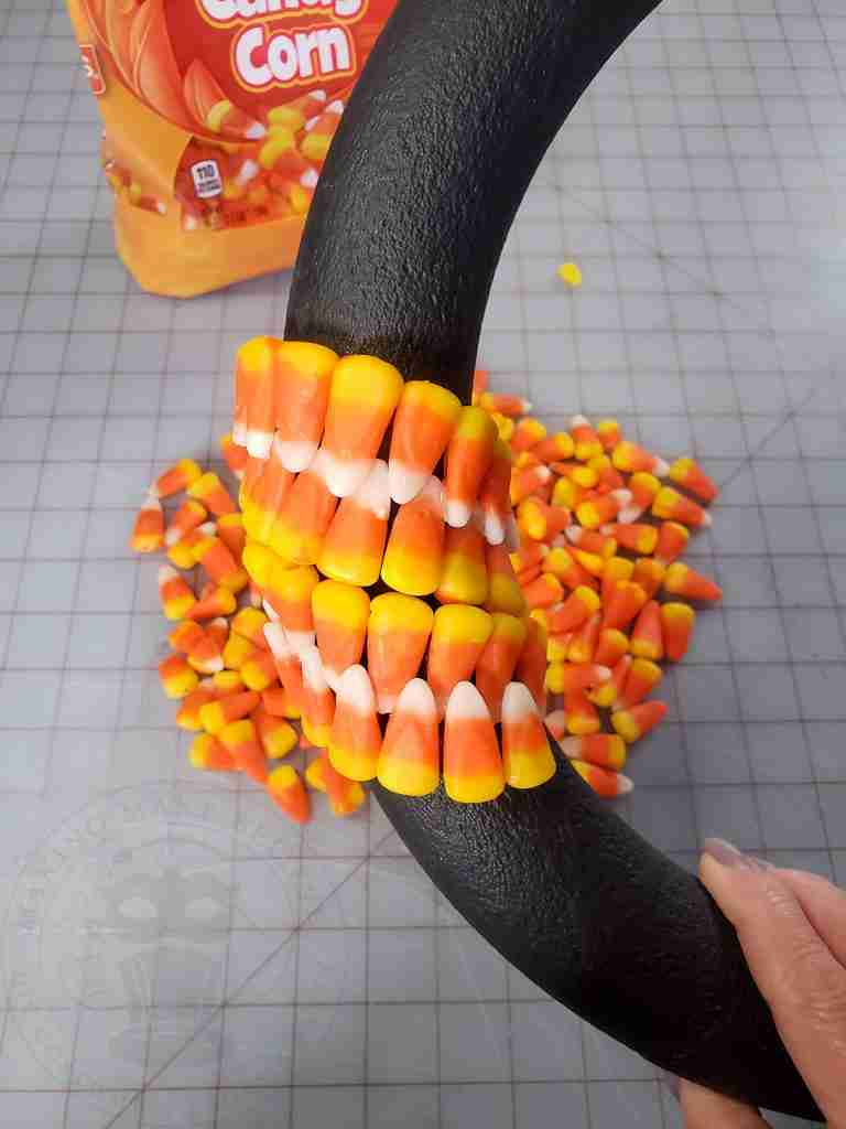 Continue Adding Candy Corn