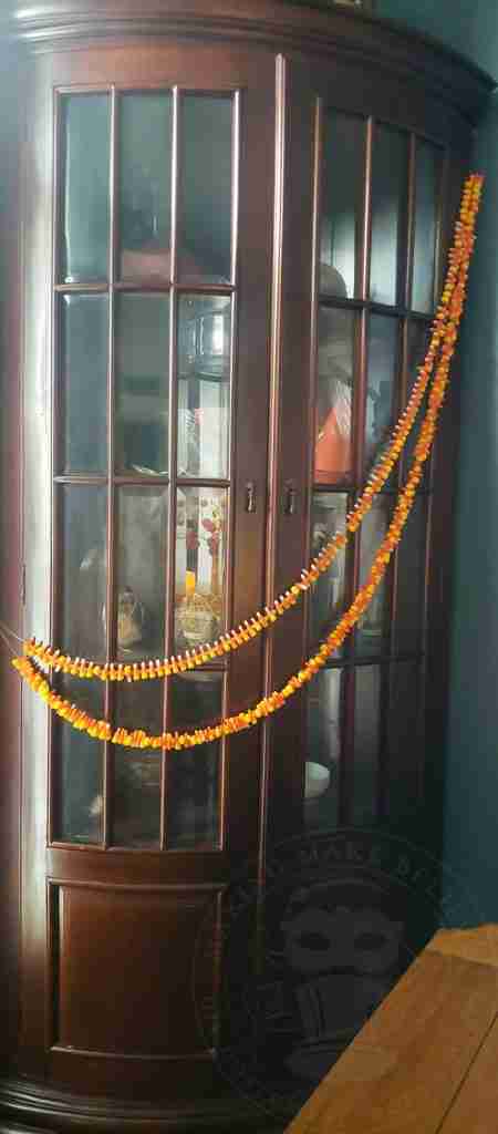 Candy Corn Halloween Decorations Garland