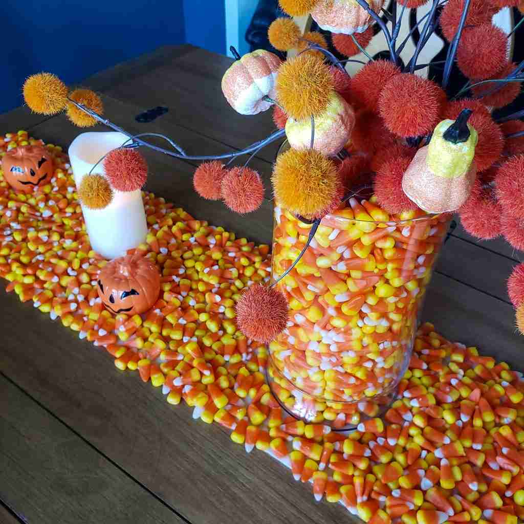 Candy Corn Decorations Table Scape
