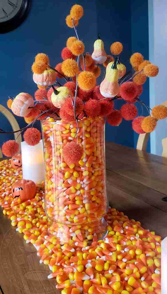 Candy Corn Decorations Centerpiece