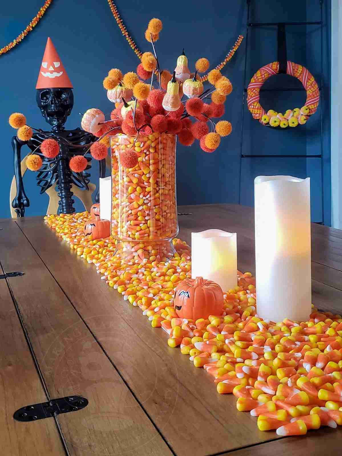 4 Easy Candy Corn Halloween Decor DIYs + Bonus Treat | Making Make Believe