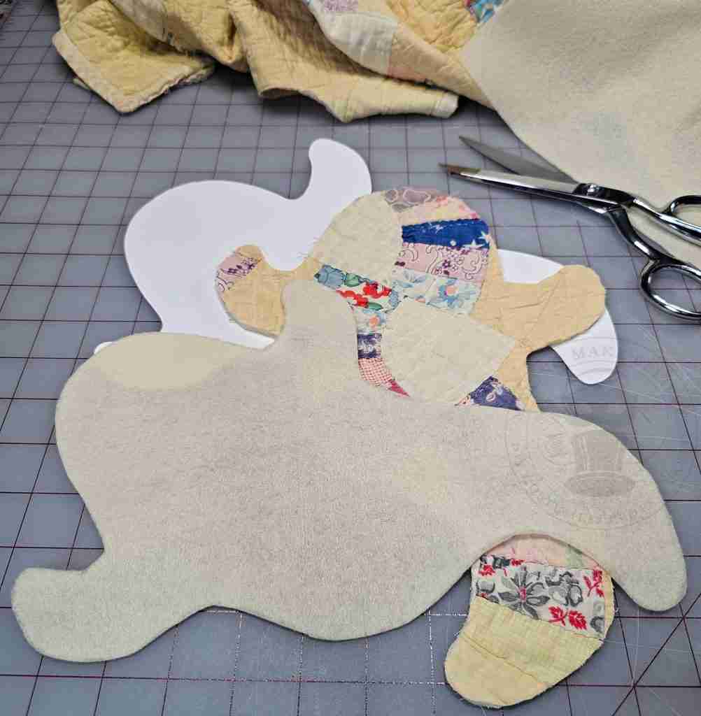 Repeat for Backing Fabric