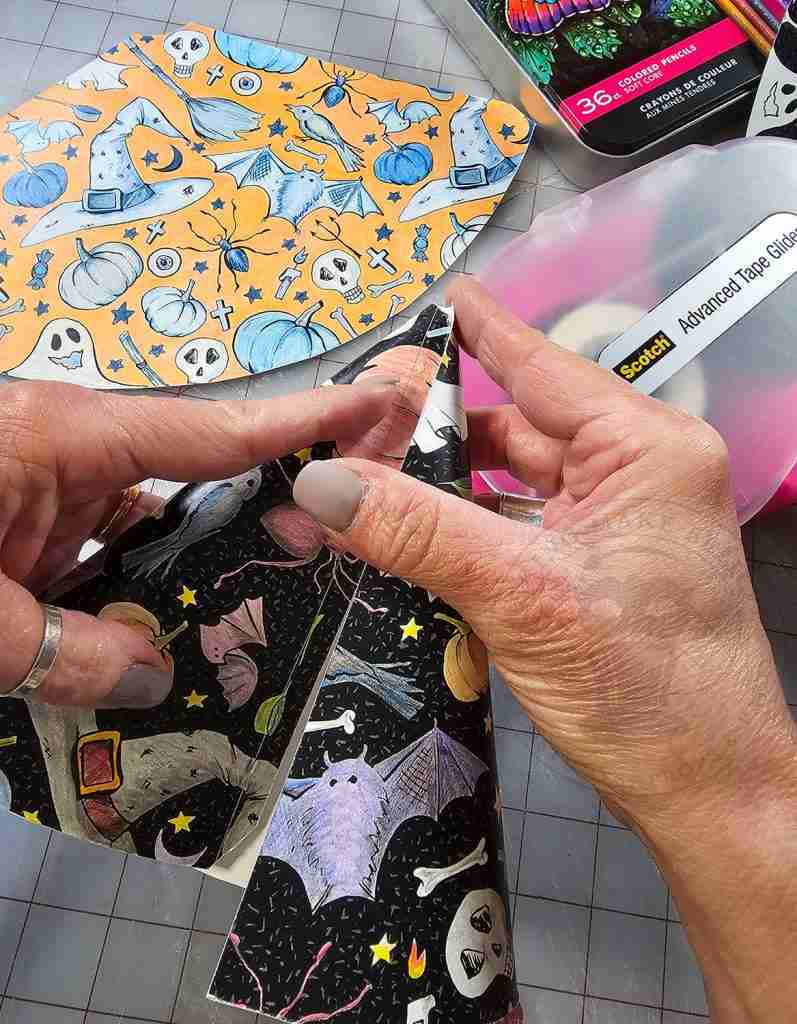 Attach Edge Of Party Hat
