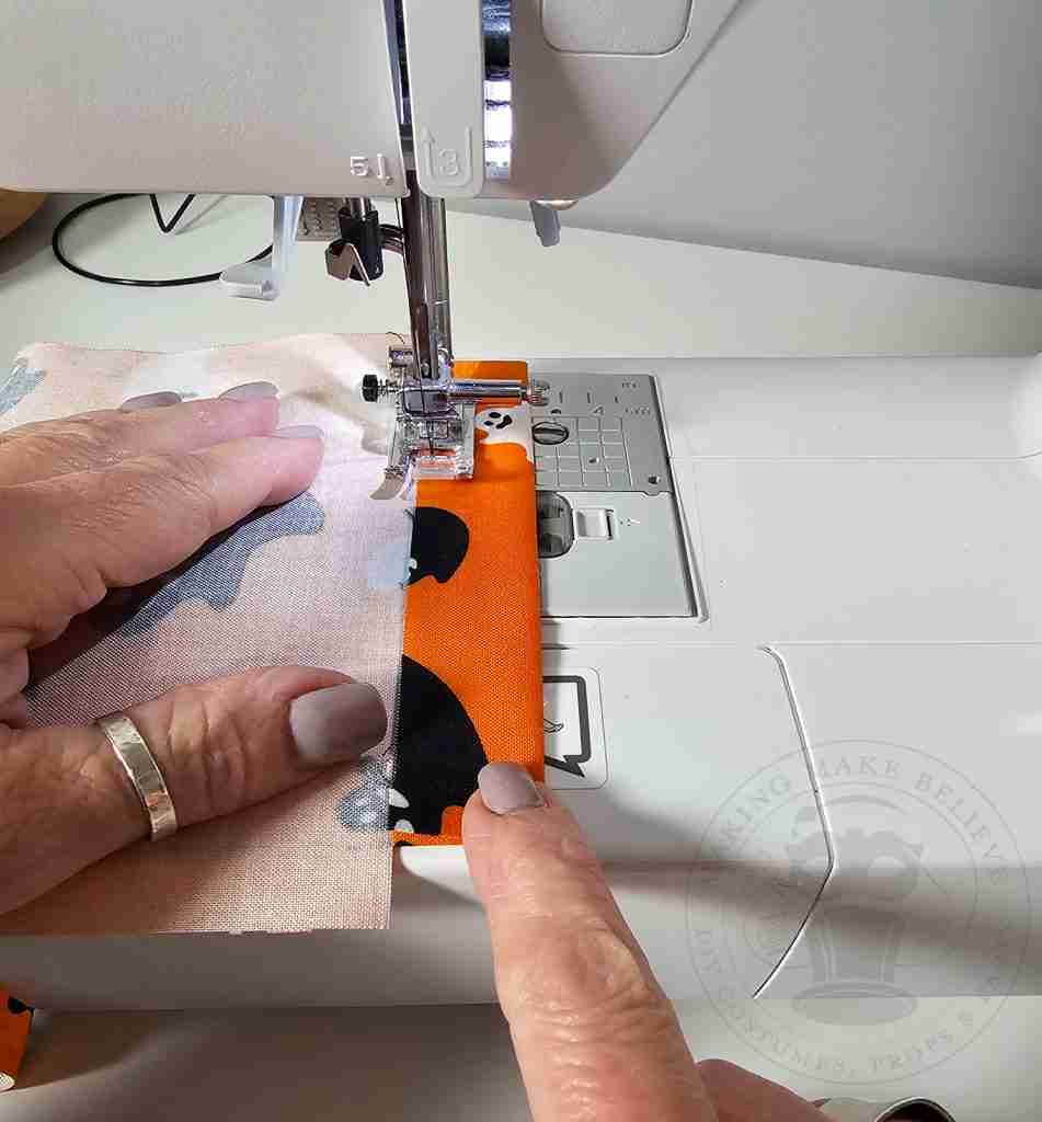 Stitch Close To Raw Edge