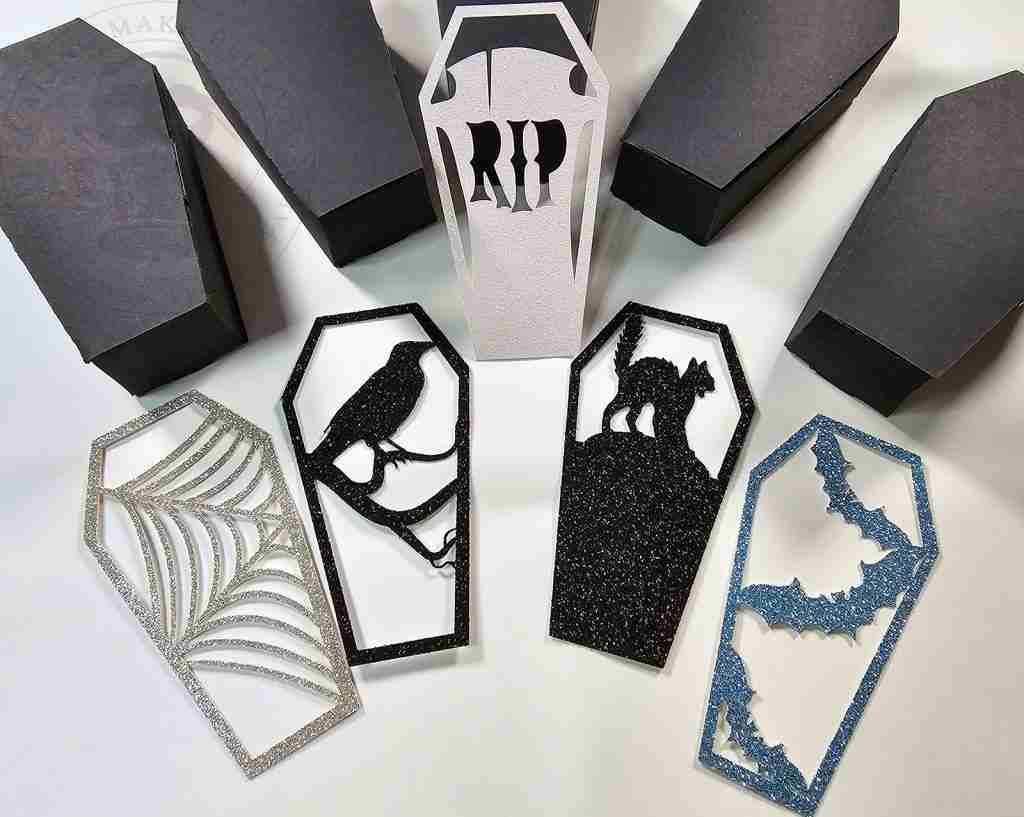 Coffin Favor Box Toppers