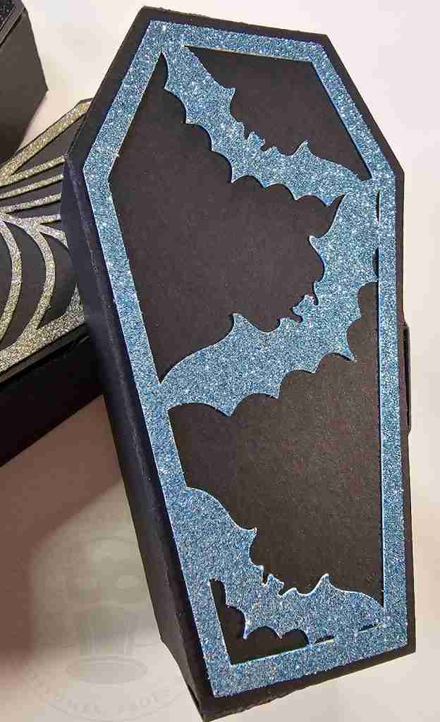 Completed Bats Coffin Favor Box