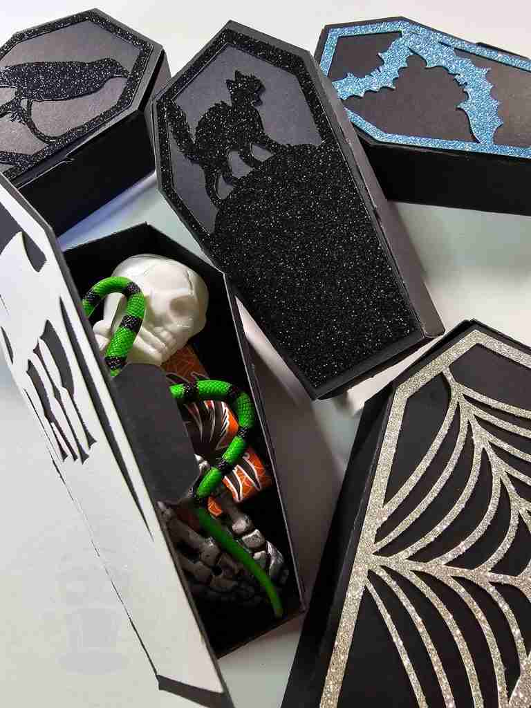 Coffin Box Filled with Treats