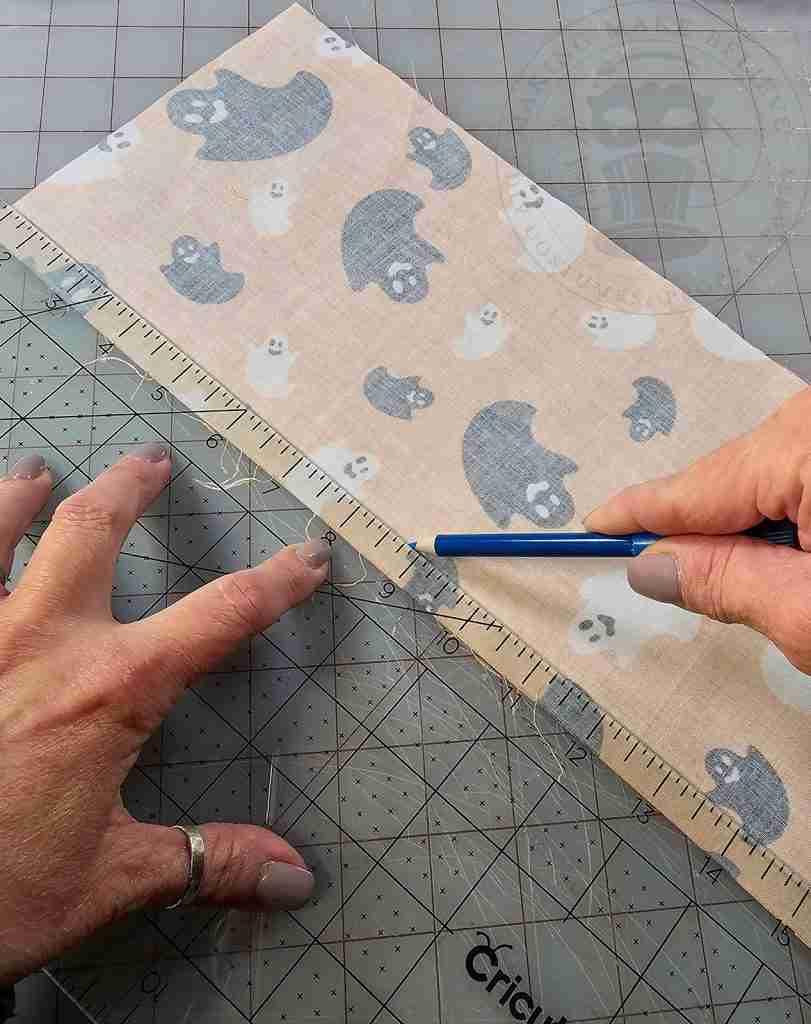 Use A Straight Edge To Mark Seam Allowance