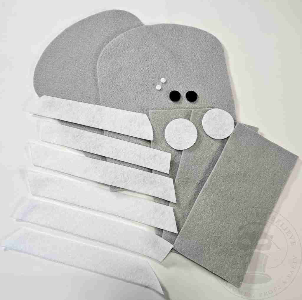 Mummy Trick or Treat Bag Pieces