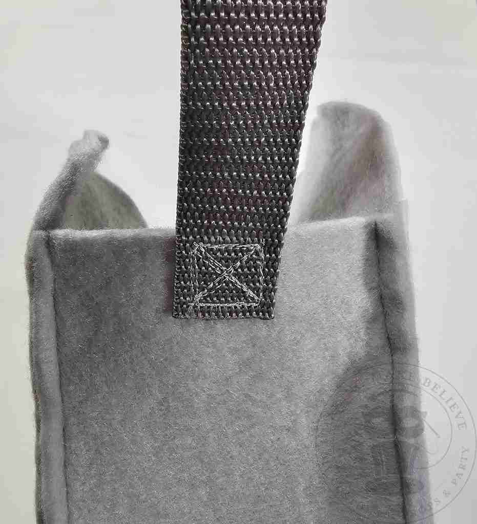 Stitch Belting Handle To Sides